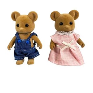 Pareja de ratoncitos marrones